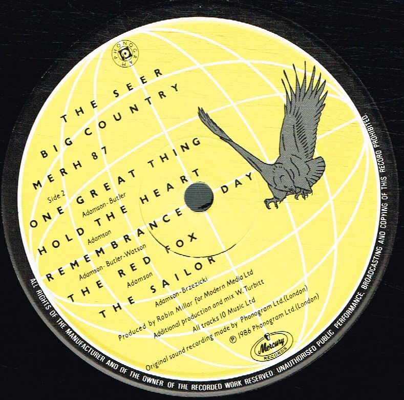 Big Country - Seer - Lp