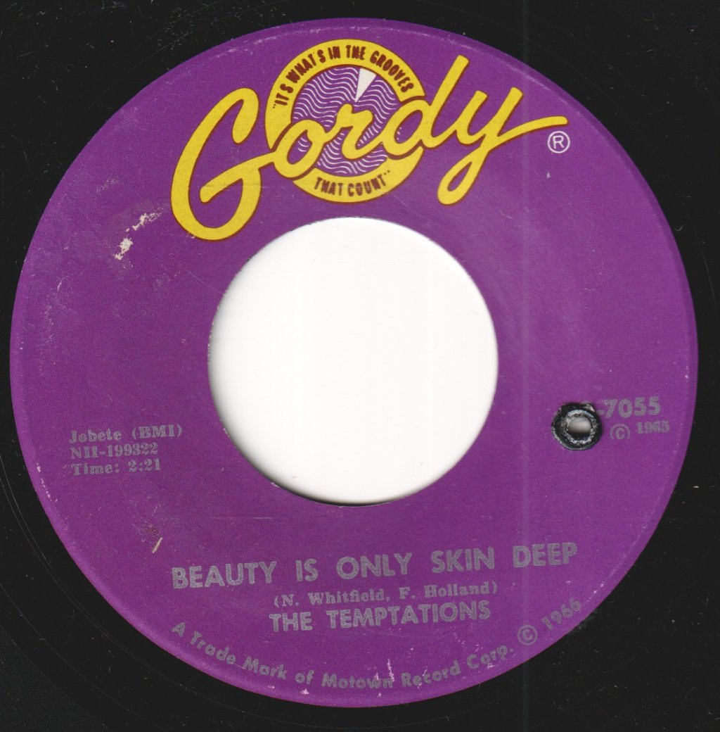 Temptations - Beauty Is Only Skin Deep - 7 Inch