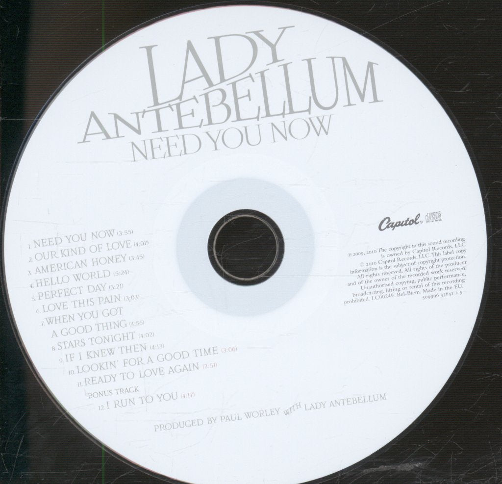 Lady Antebellum - Need You Now - Cd
