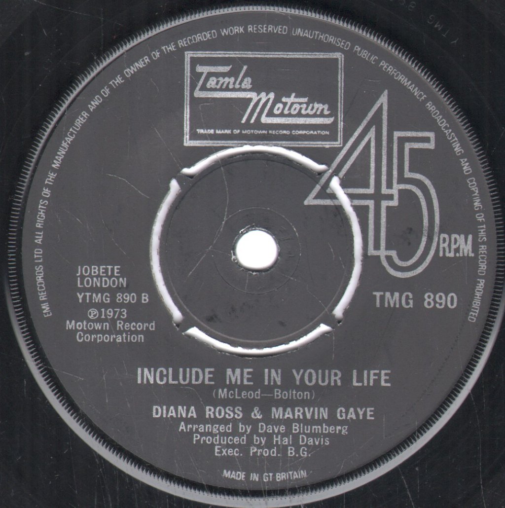 Diana Ross And Marvin Gaye - You Are Everything - 7 Inch