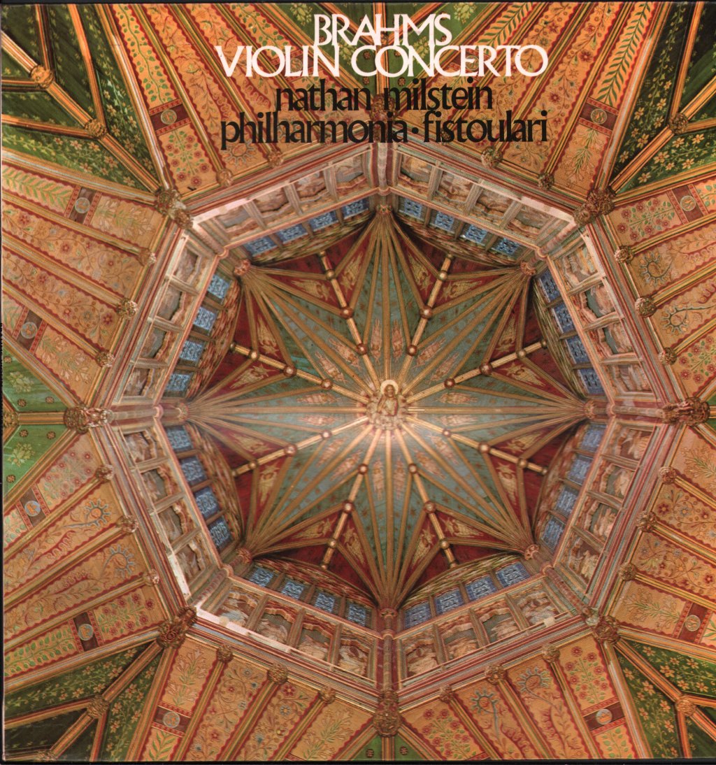 Nathan Milstein / Anatole Fistoulari / Philharmonia - Brahms - Violin Concerto - Lp