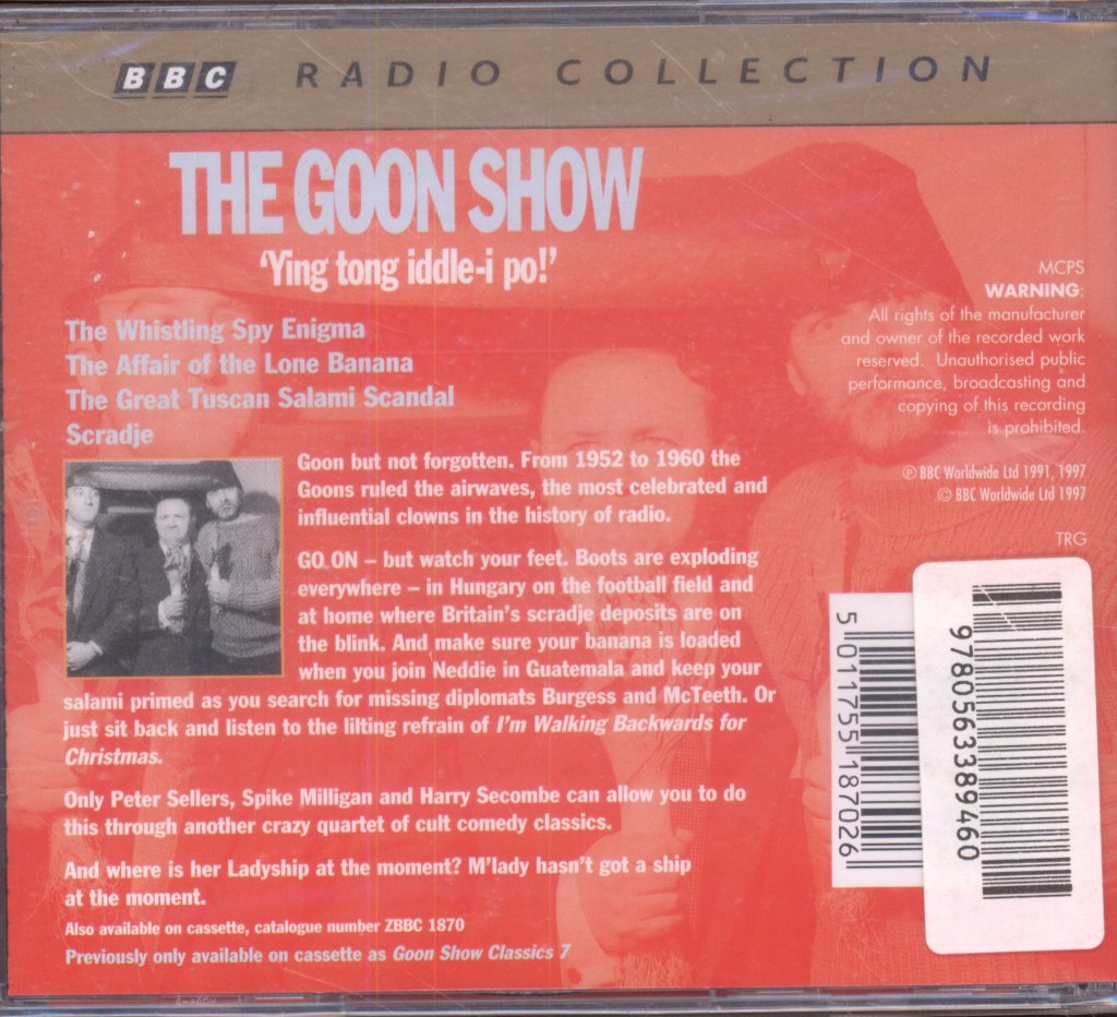 Goons - Volume 7 'Ying Tong Iddle-I Po!' - Double Cd