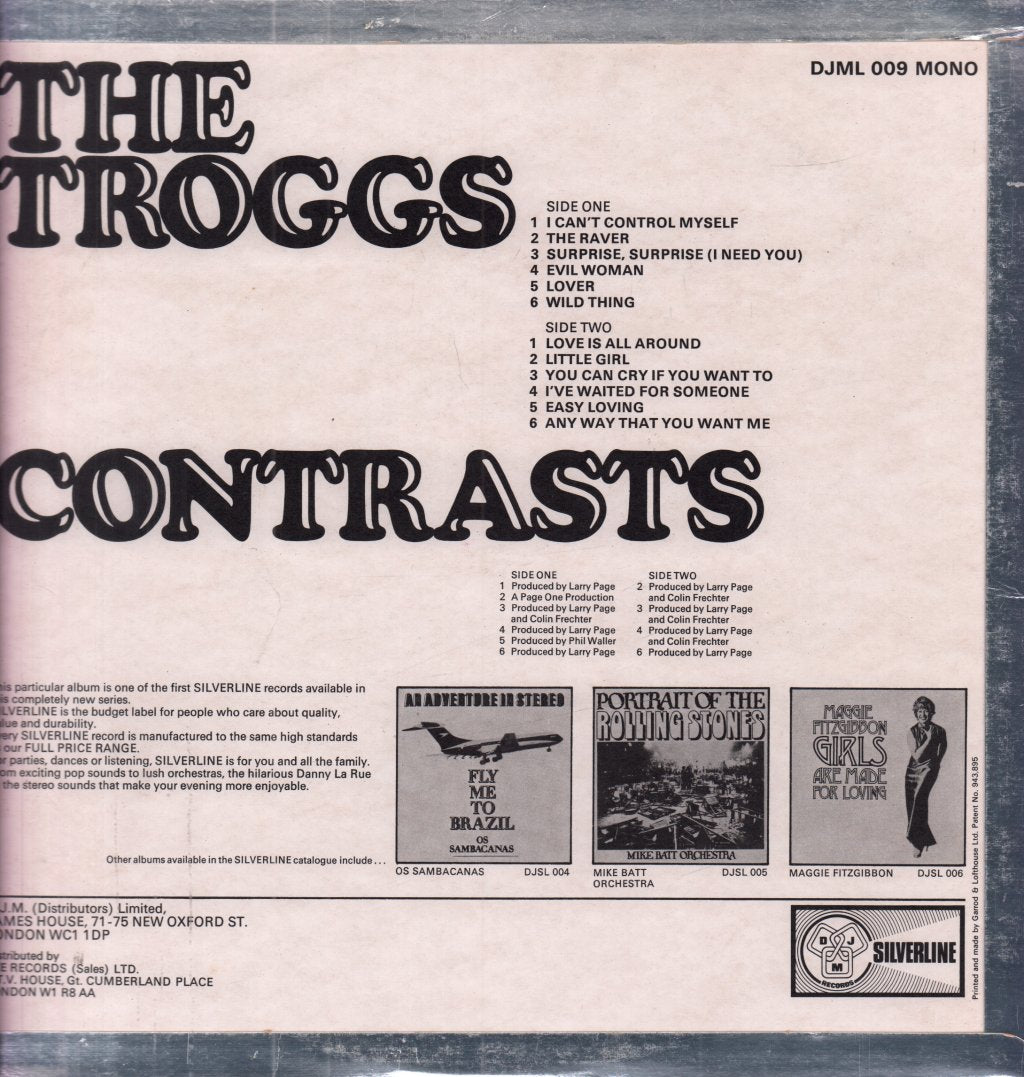 Troggs - Contrasts - Lp