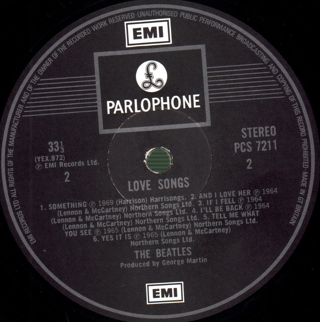 Beatles - Love Songs - Double Lp