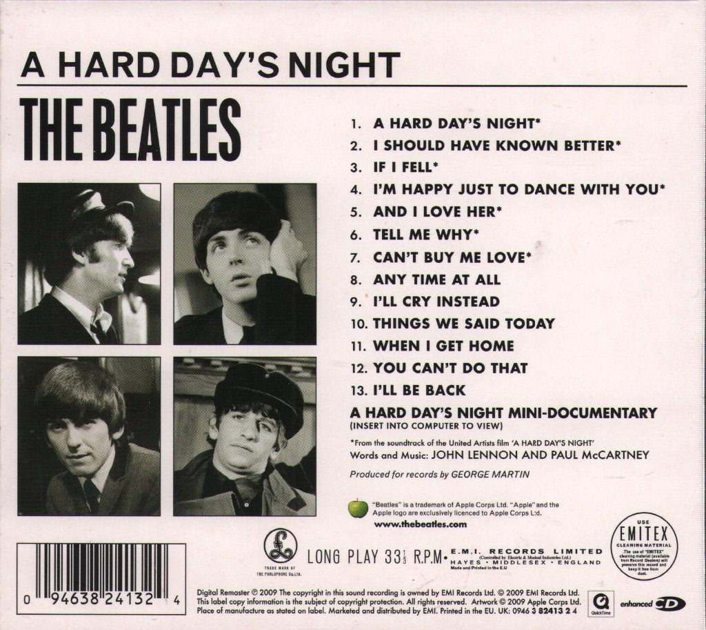 Beatles - A Hard Day's Night - Cd