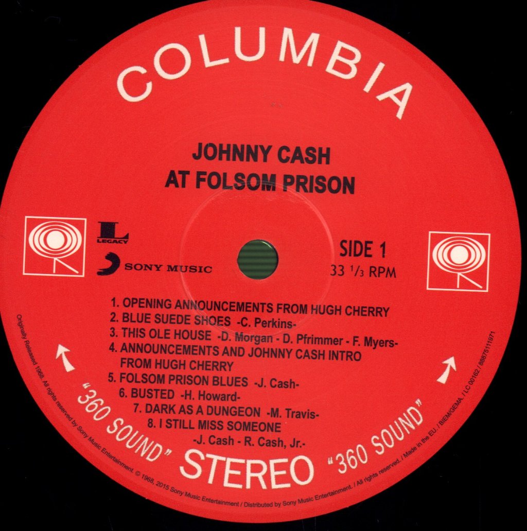 Johnny Cash - At Folsom Prison - Double Lp