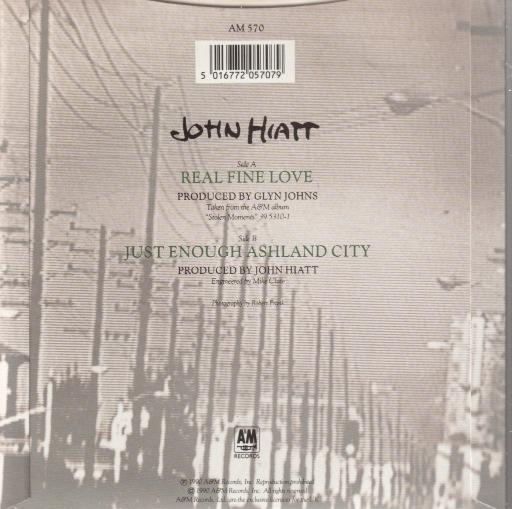 John Hiatt - Real Fine Love - 7 Inch