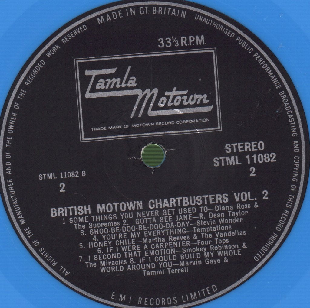 Various Artists - British Motown Chartbusters Vol 2 - Lp