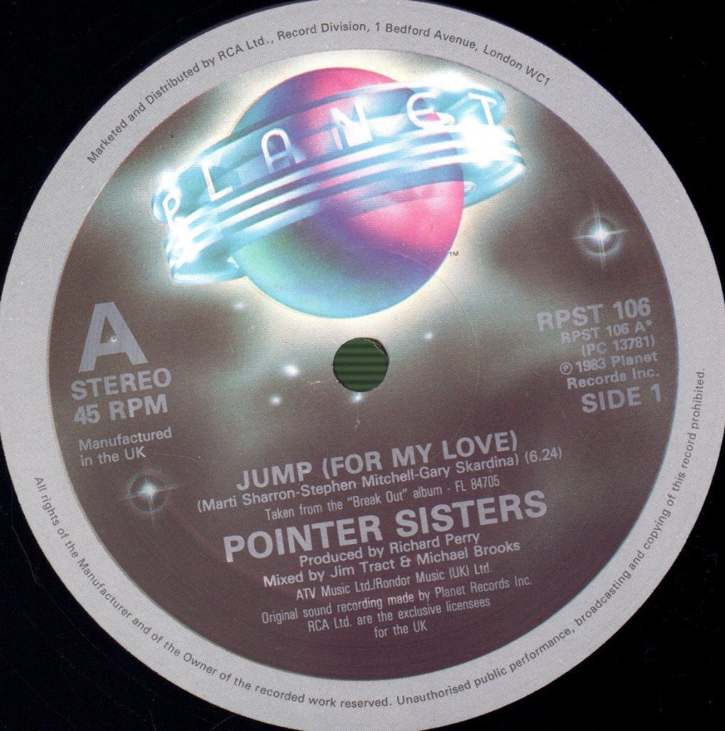 Pointer Sisters - Jump - 12 Inch
