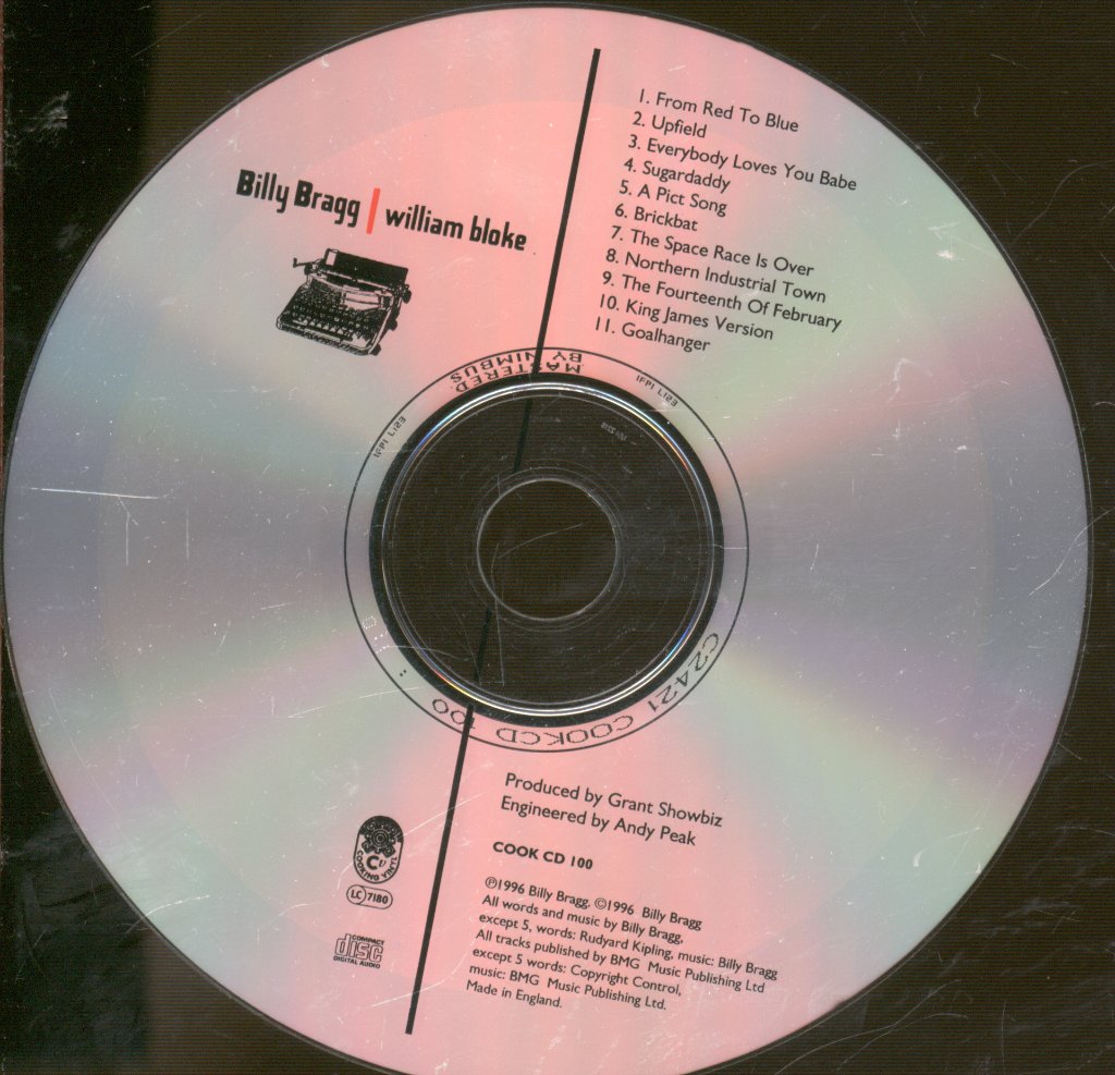 Billy Bragg - William Bloke - Cd