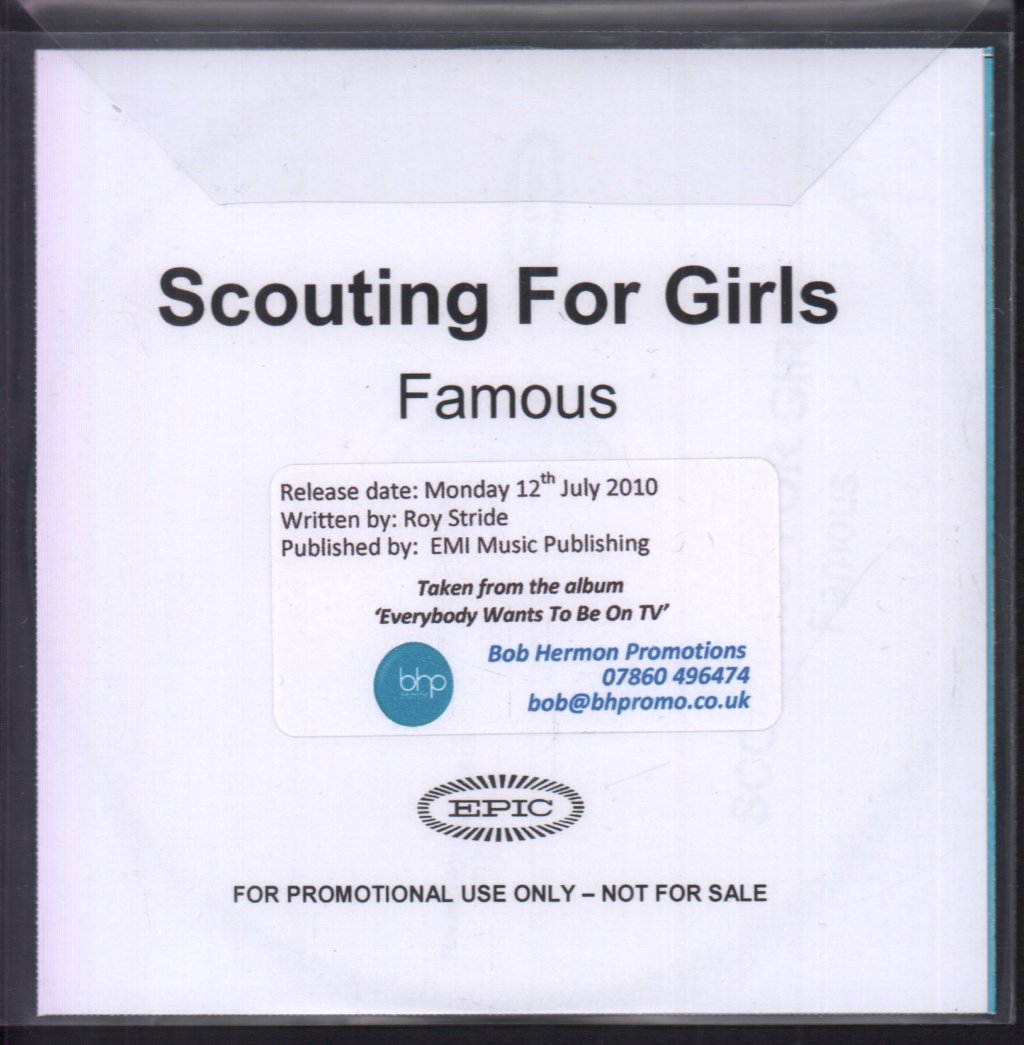 Scouting For Girls - Famous - Cdr