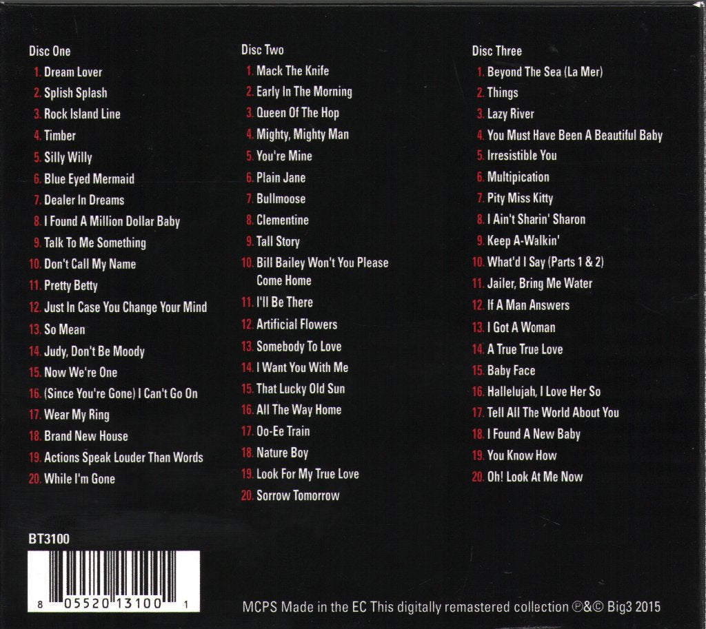 Bobby Darin - Absolutely Essential 3 CD Collection - Triple Cd