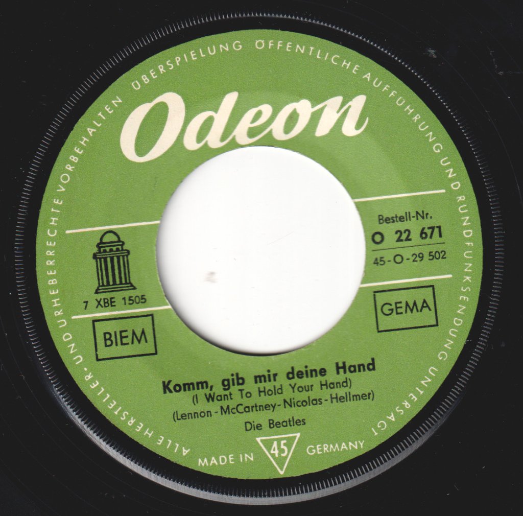 Beatles - Komm, Gib Mir Deine Hand - 7 Inch