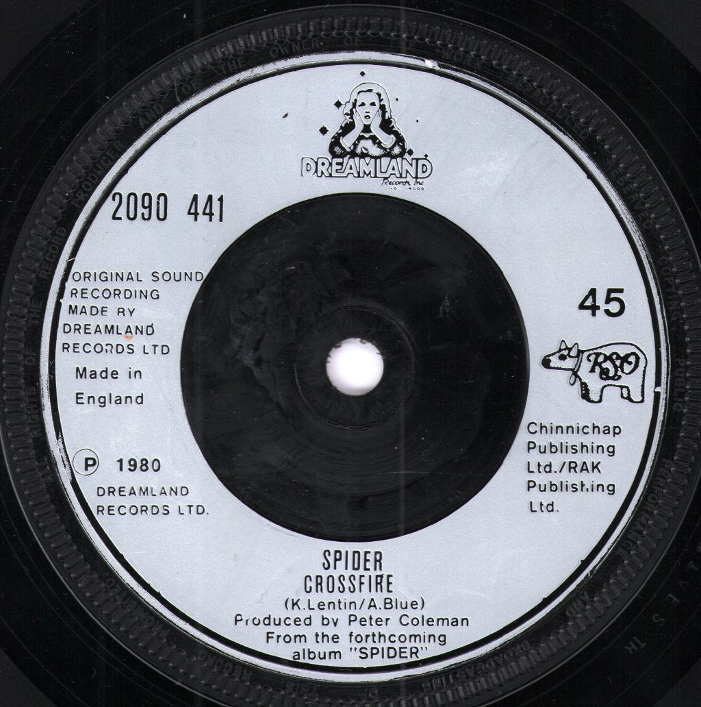 Spider (Metal Group) - New Romance - 7 Inch