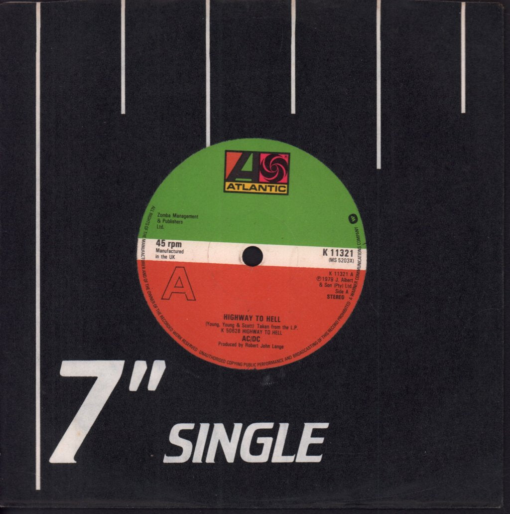 AC/DC - Highway To Hell - 7 Inch