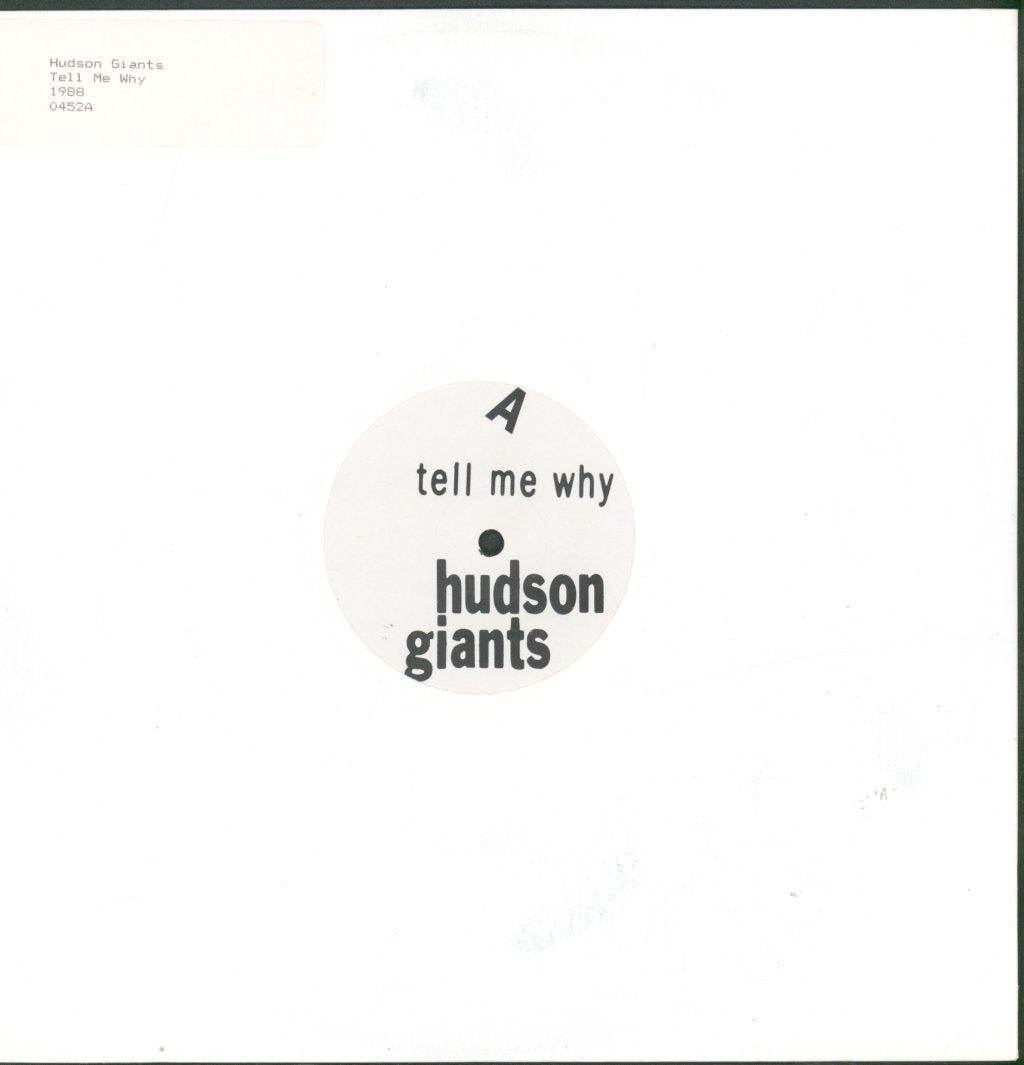 Hudson Giants - Tell Me Why - 12 Inch