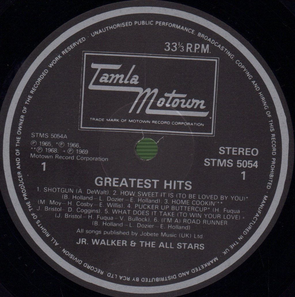 Junior Walker & The All Stars - Greatest Hits - Lp
