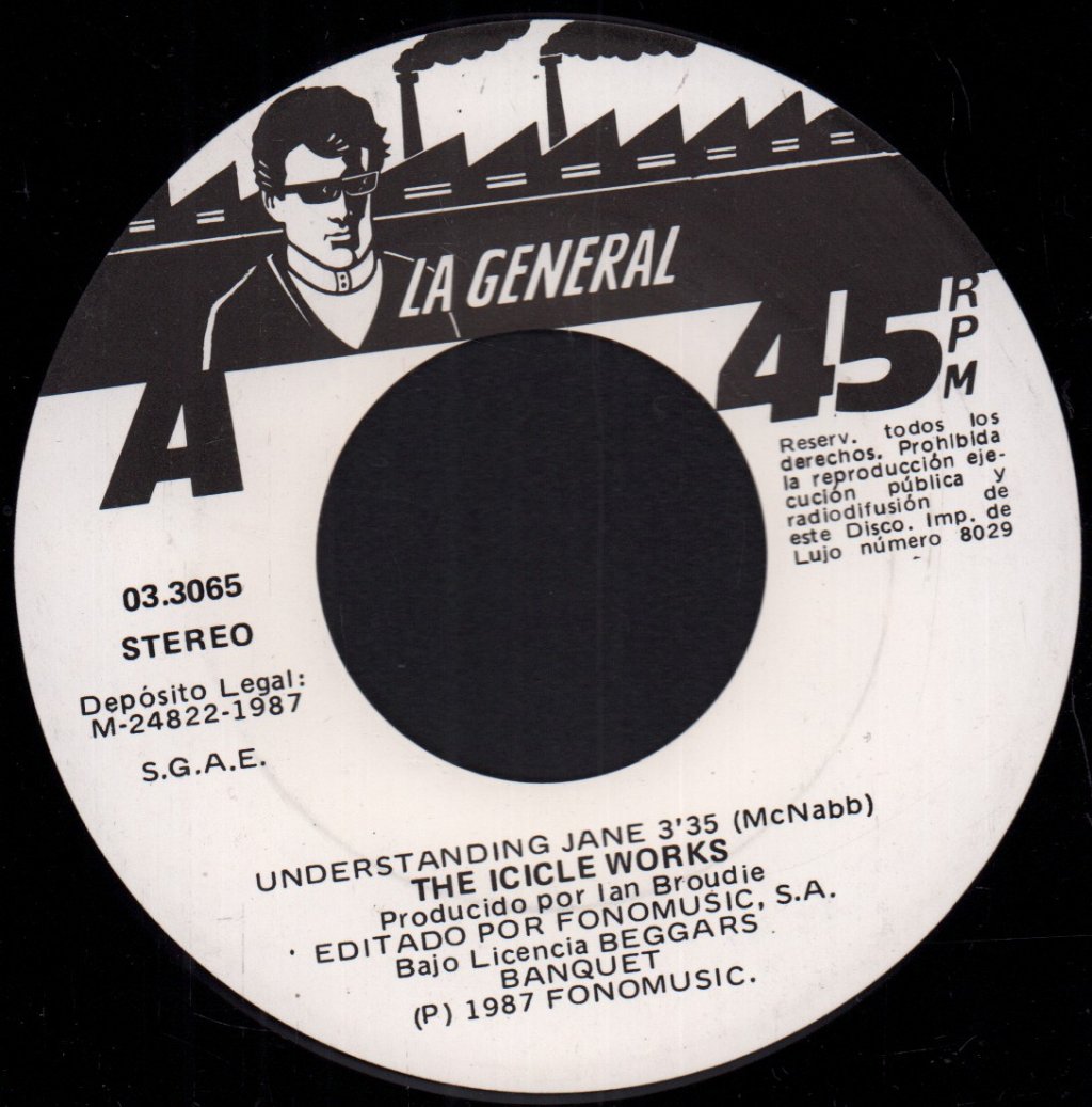 Icicle Works - Understanding Jane - 7 Inch