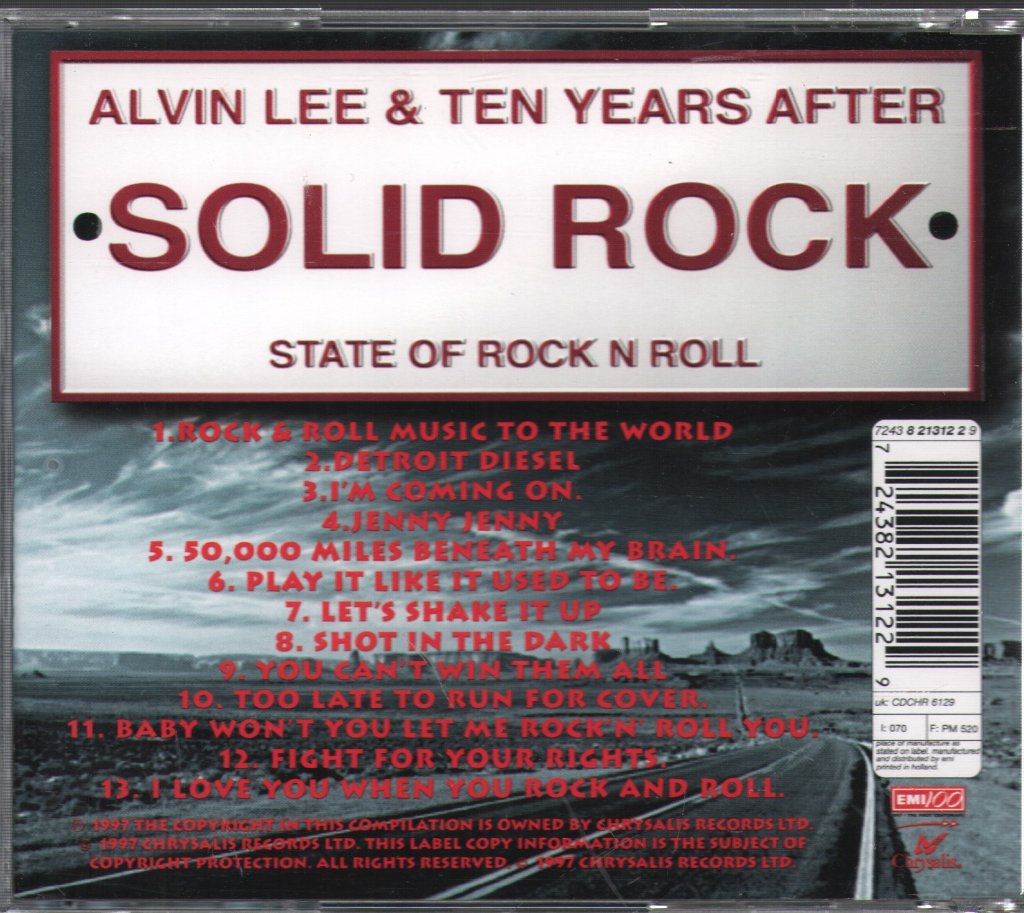 Alvin Lee And Ten Years Later - Solid Rock - Cd
