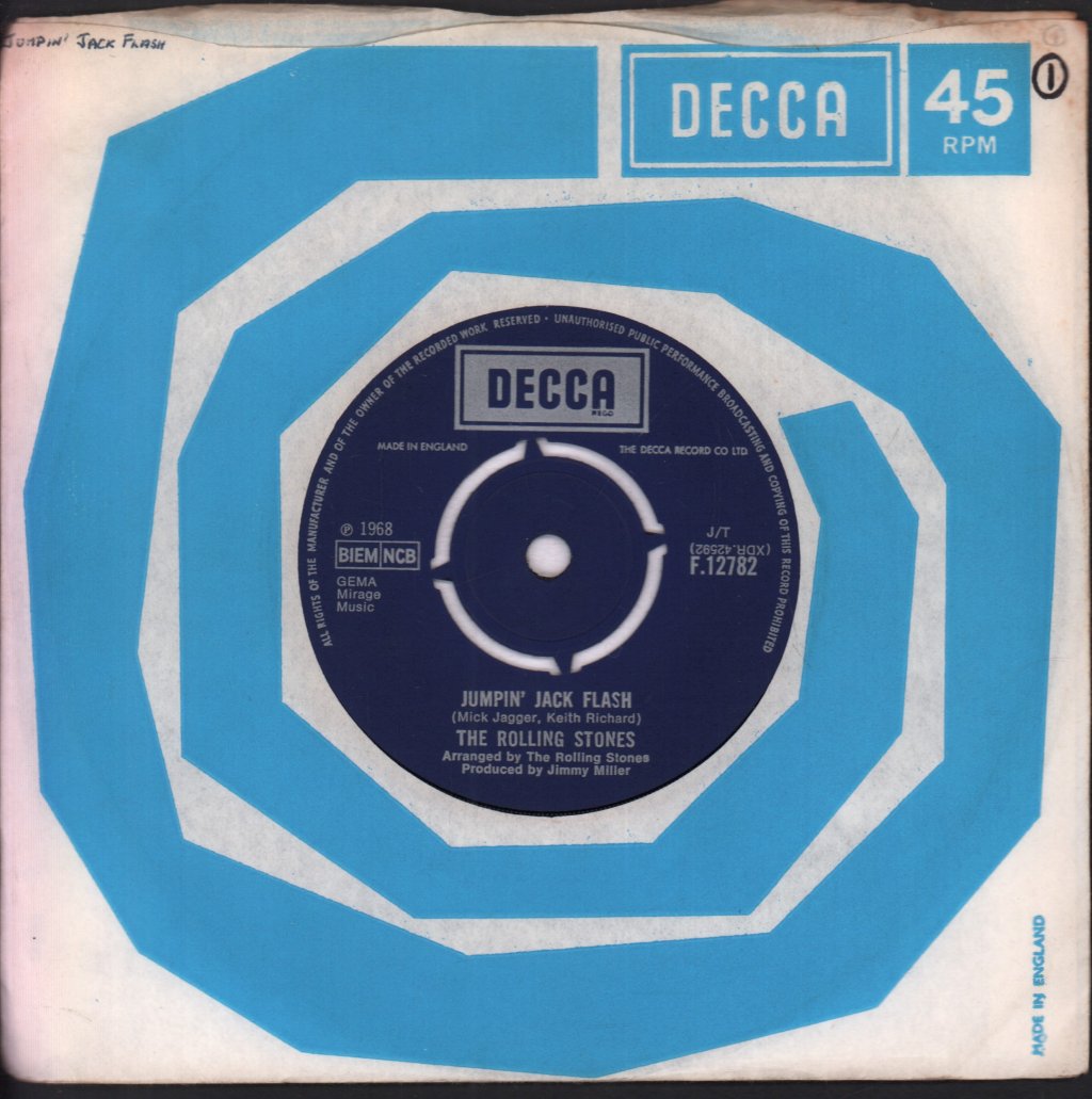 Rolling Stones - Jumpin' Jack Flash - 7 Inch