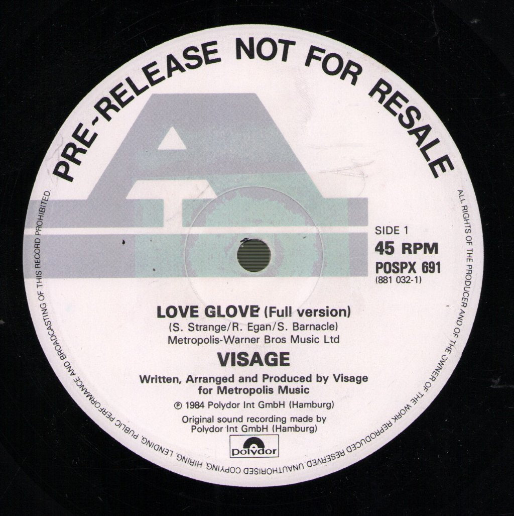 Visage - Love Glove - 12 Inch
