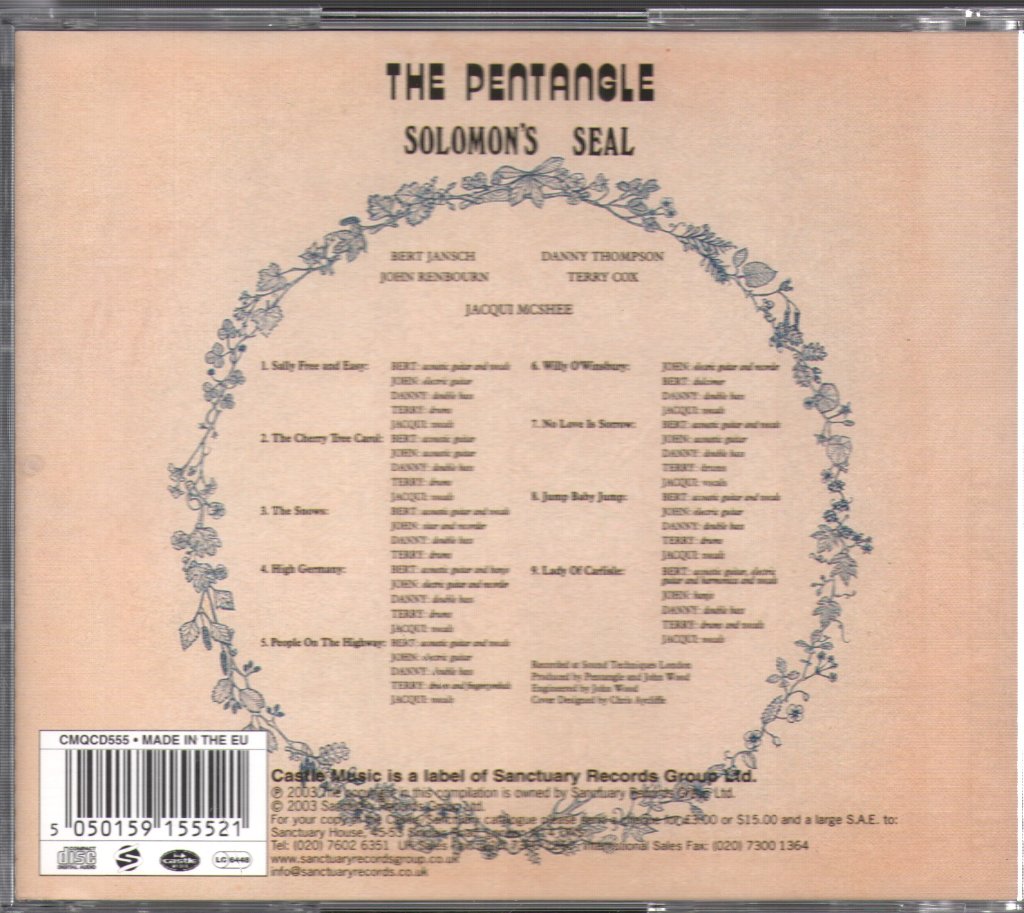 Pentangle - Solomon's Seal - Cd