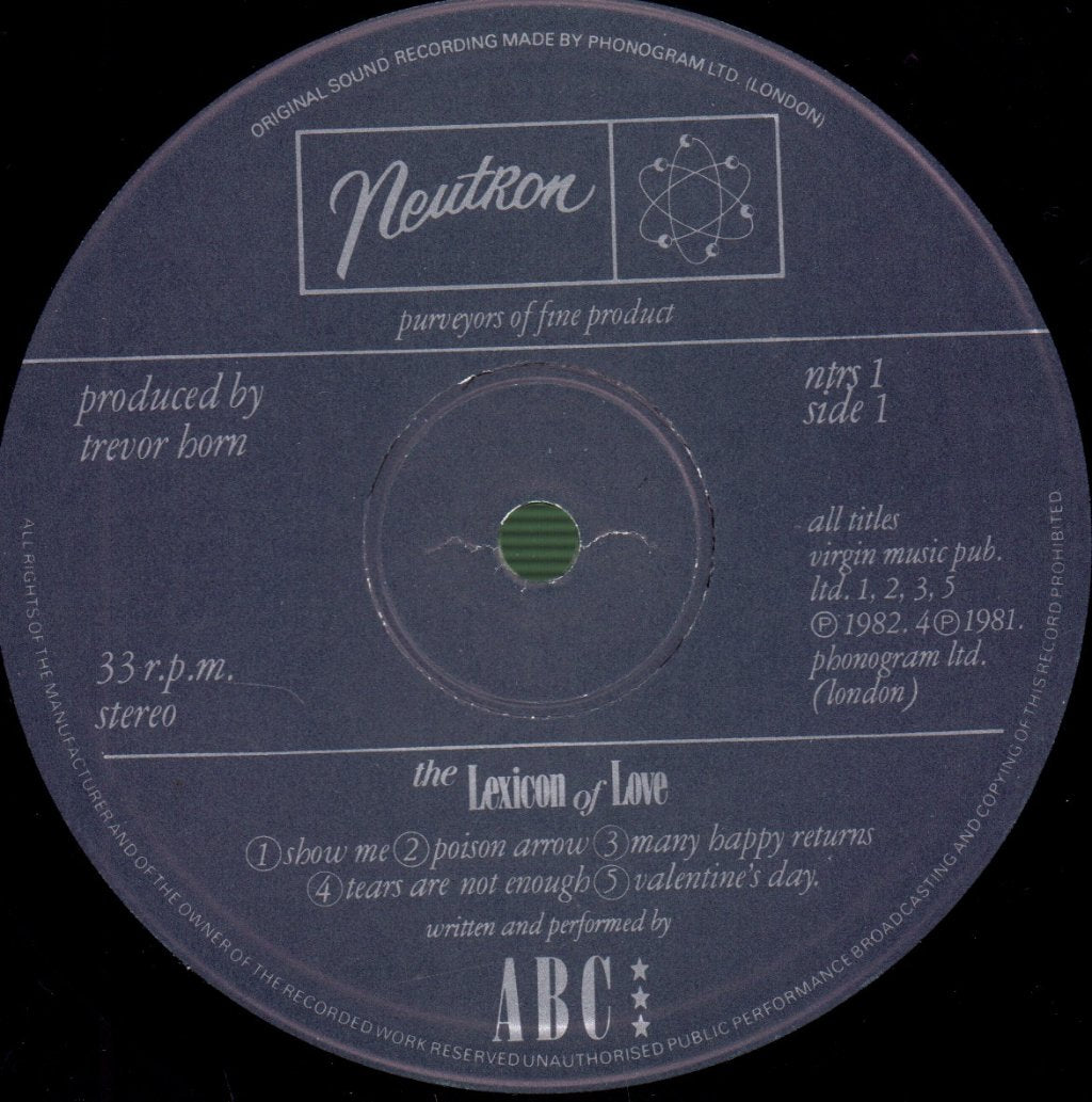 ABC - Lexicon Of Love - Lp