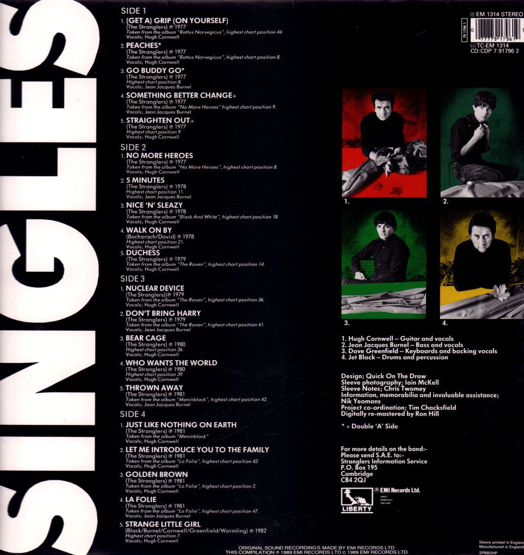 Stranglers - Singles (The U.A. Years) - Double Lp