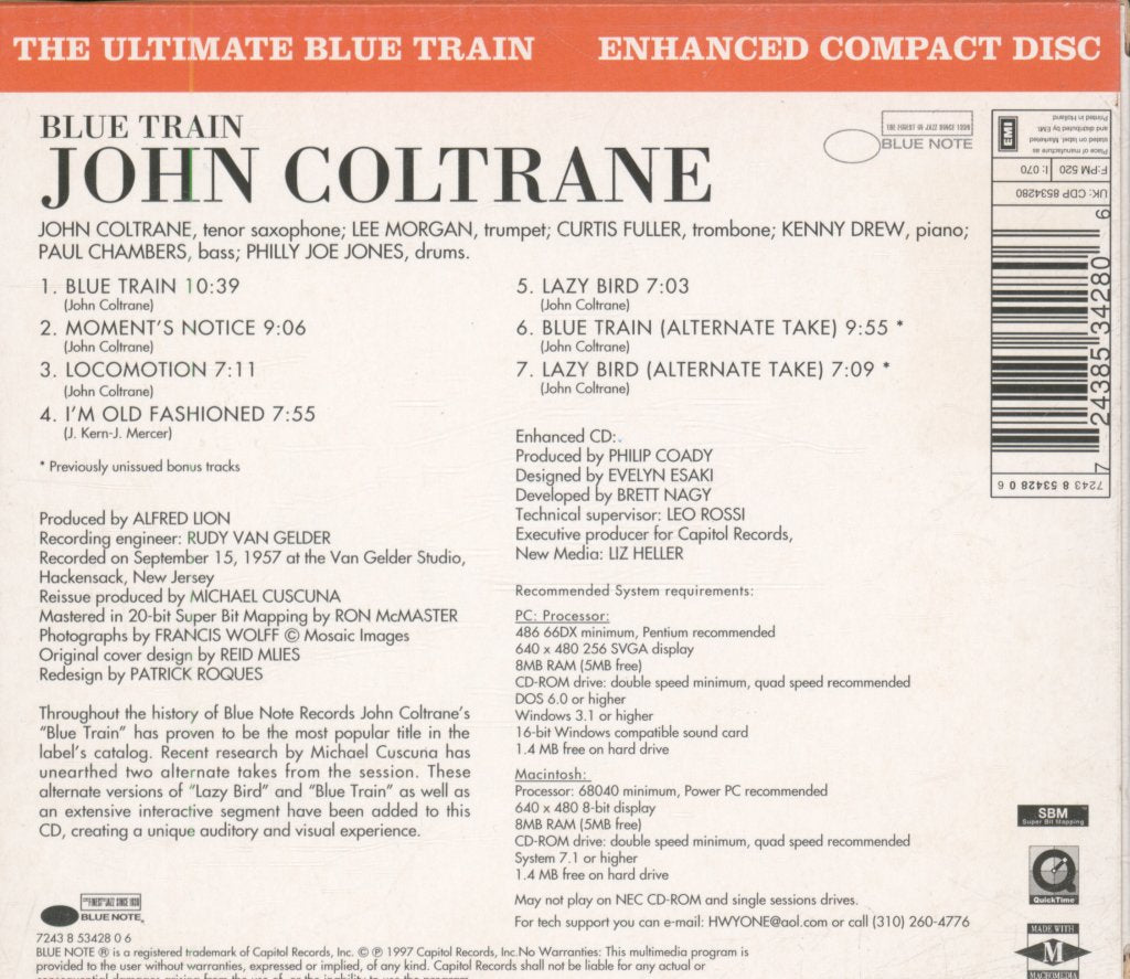 John Coltrane - Ultimate Blue Train - Cd