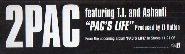 2Pac Featuring T.I. & Ashanti - Pac's Life - 12 Inch