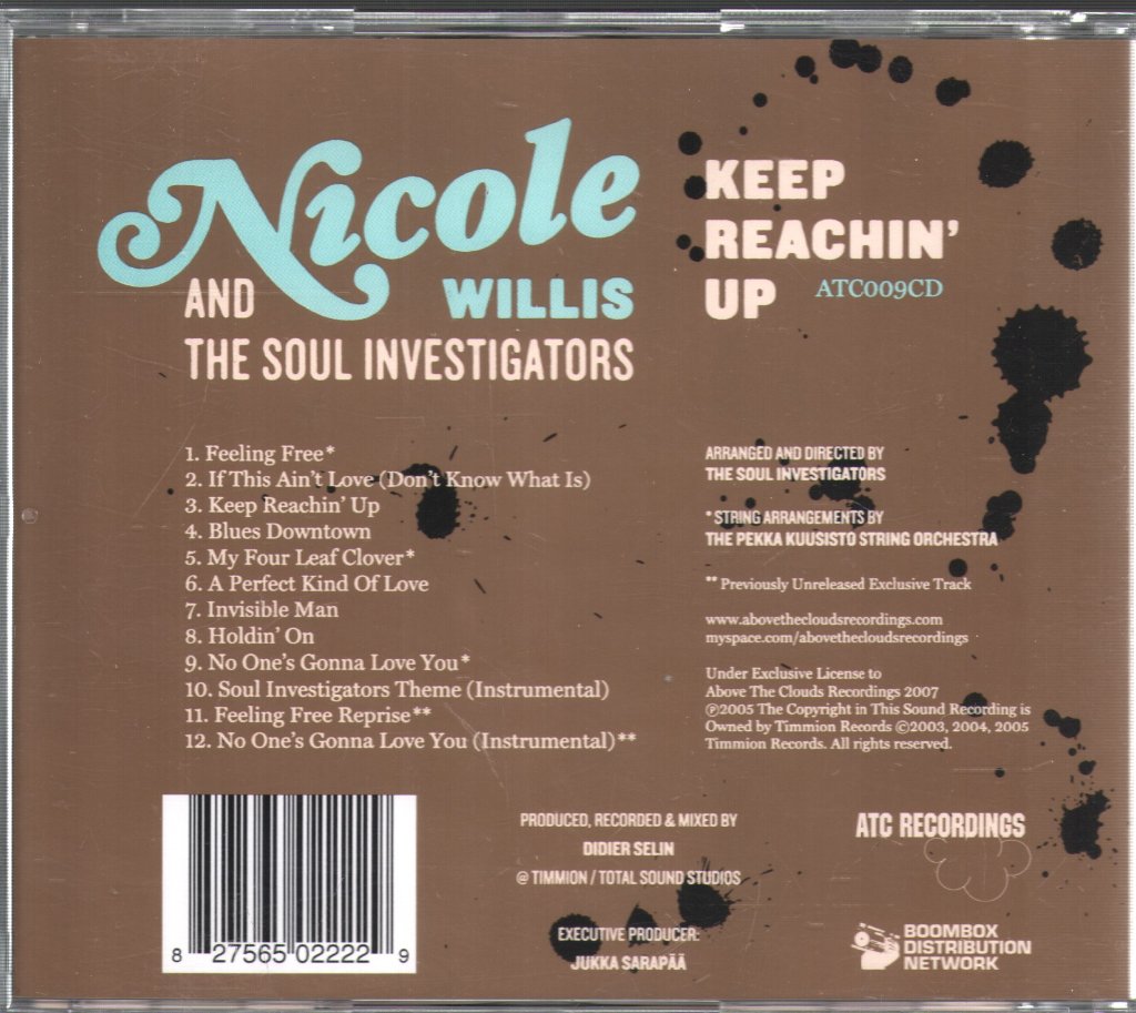 Nicole Willis - Keep Reachin' Up - Cd