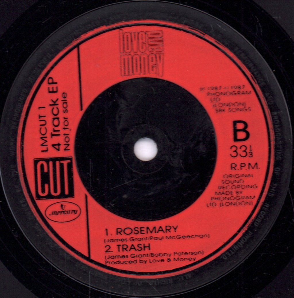 Love And Money - 4 track ep - 7 Inch