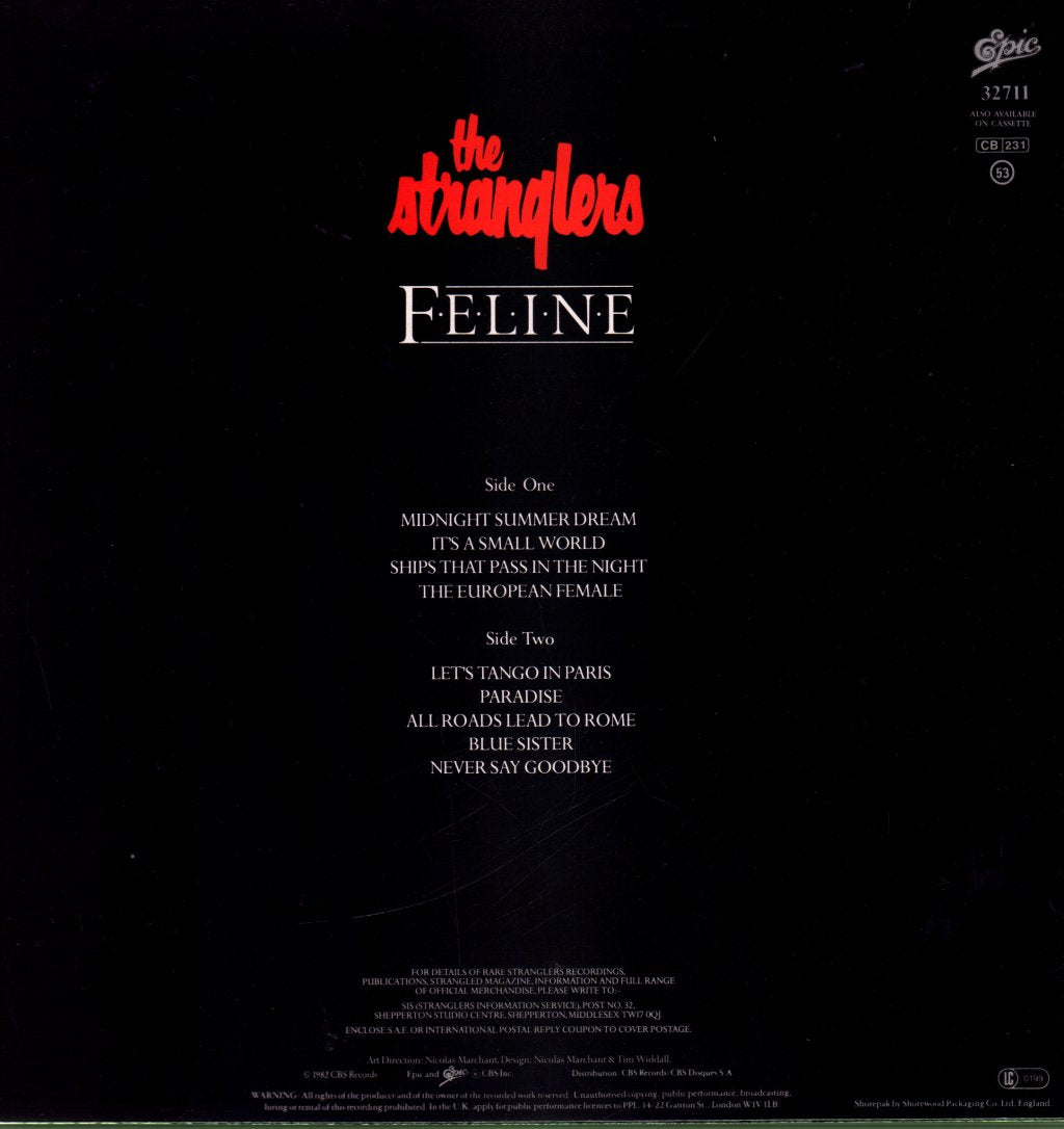 Stranglers - Feline - Lp