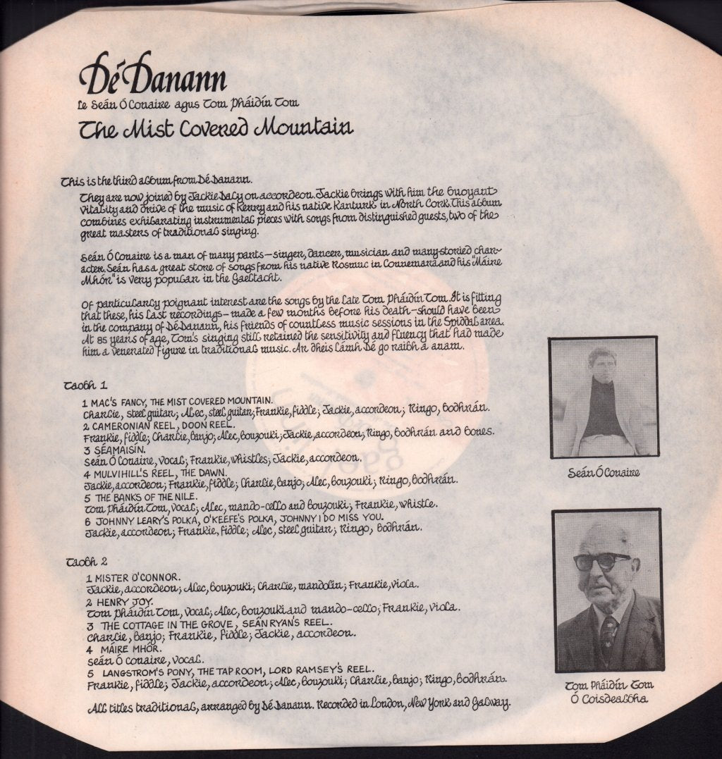 De Danann - A Mist Covered Mountain - Lp