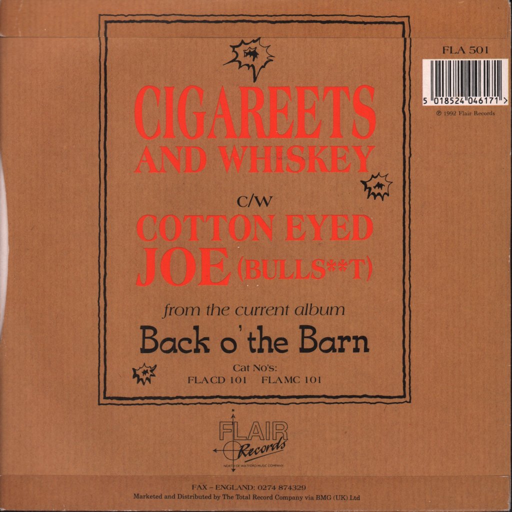 Muldoon Brothers - Cigareets And Whiskey - 7 Inch