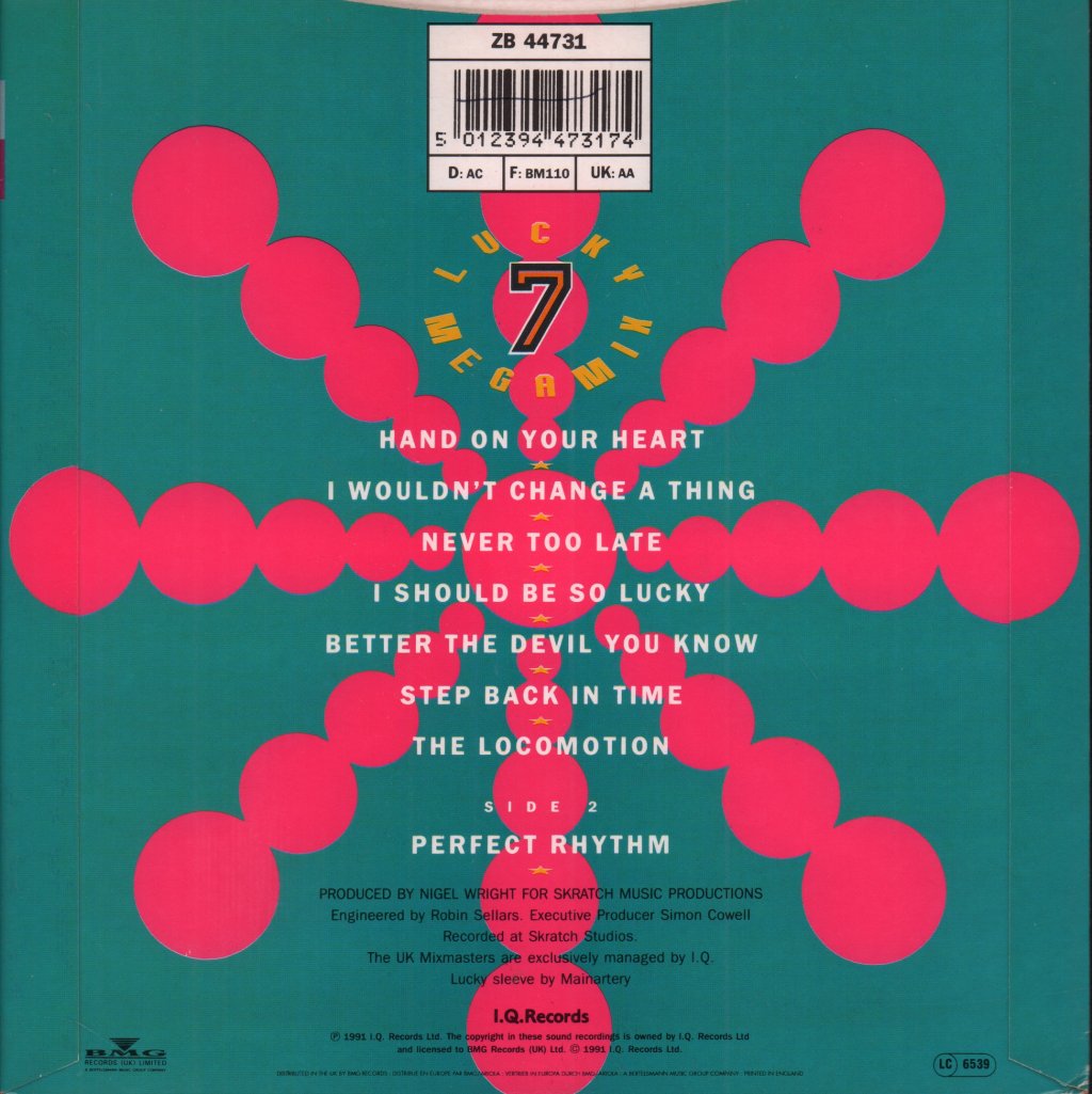Uk Mixmasters - Lucky 7 Megamix - 7 Inch