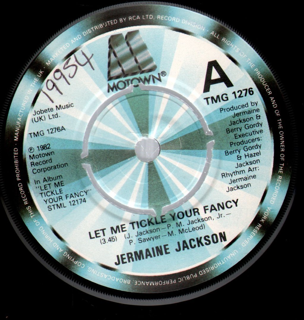 Jermaine Jackson - Let Me Tickle Your Fancy - 7 Inch