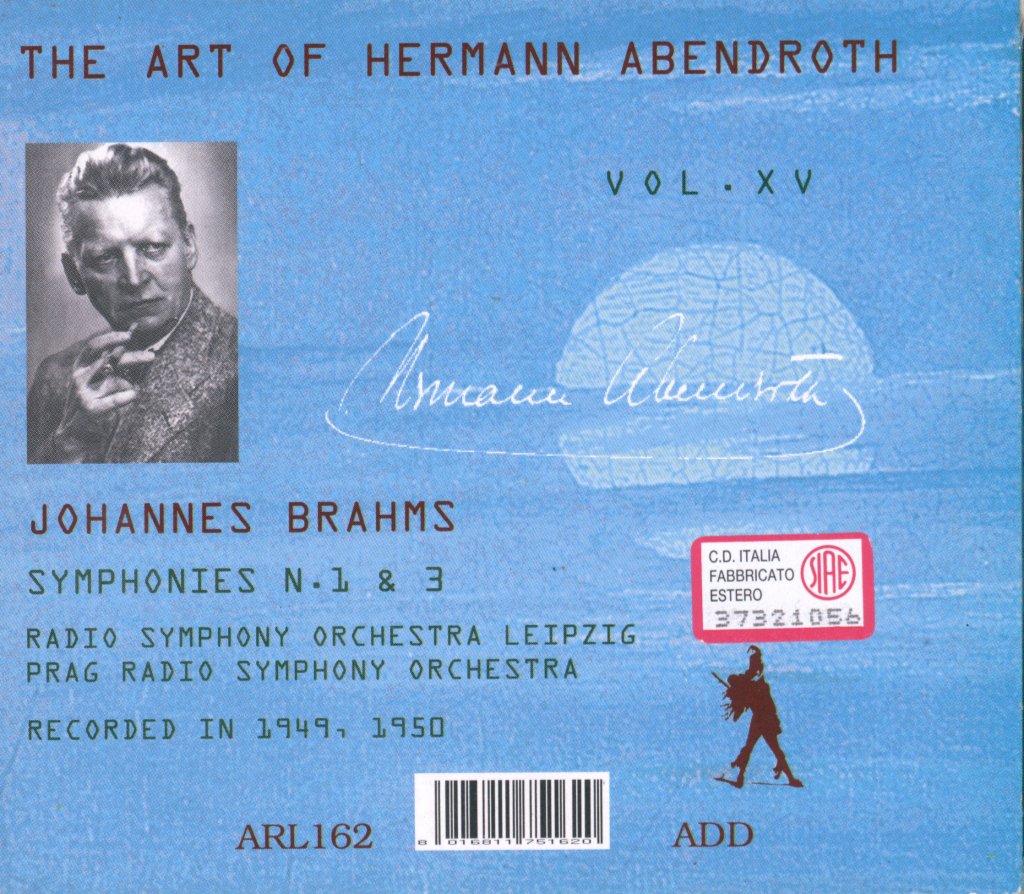 Hermann Abendroth - Art Of Hermann Abendroth Vol XV - Cd