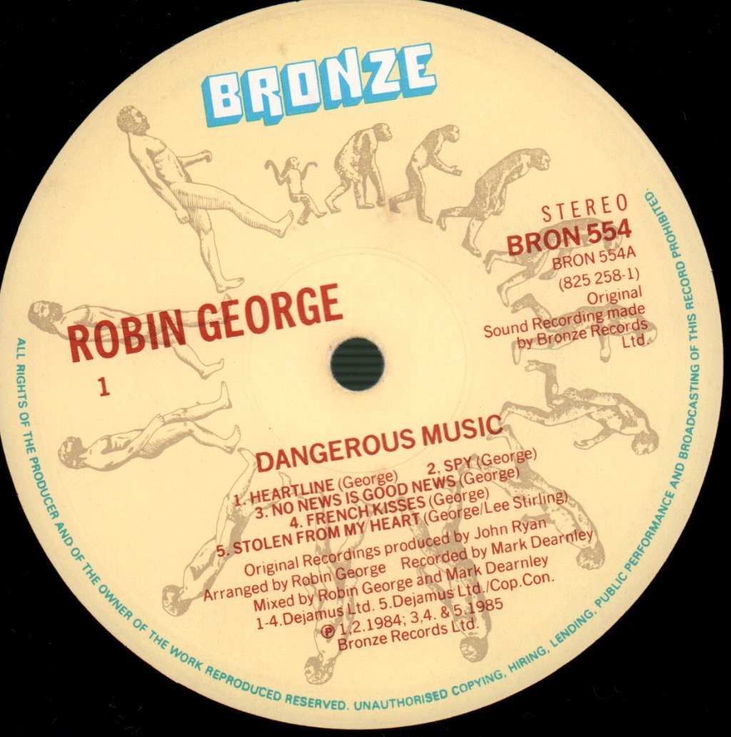 Robin George - Dangerous Music - Lp