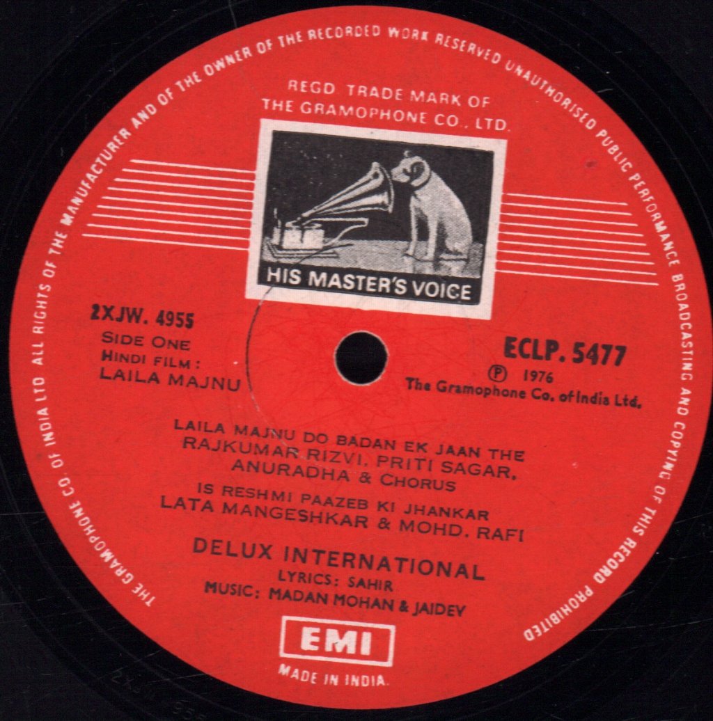 Madan Mohan, Jaidev - Laila Majnu - Double Lp