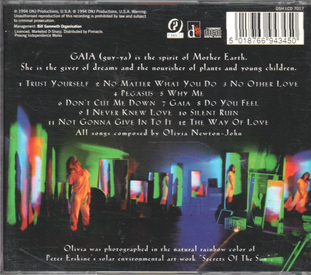 Olivia Newton John - Gaia One Womans Journey - Cd