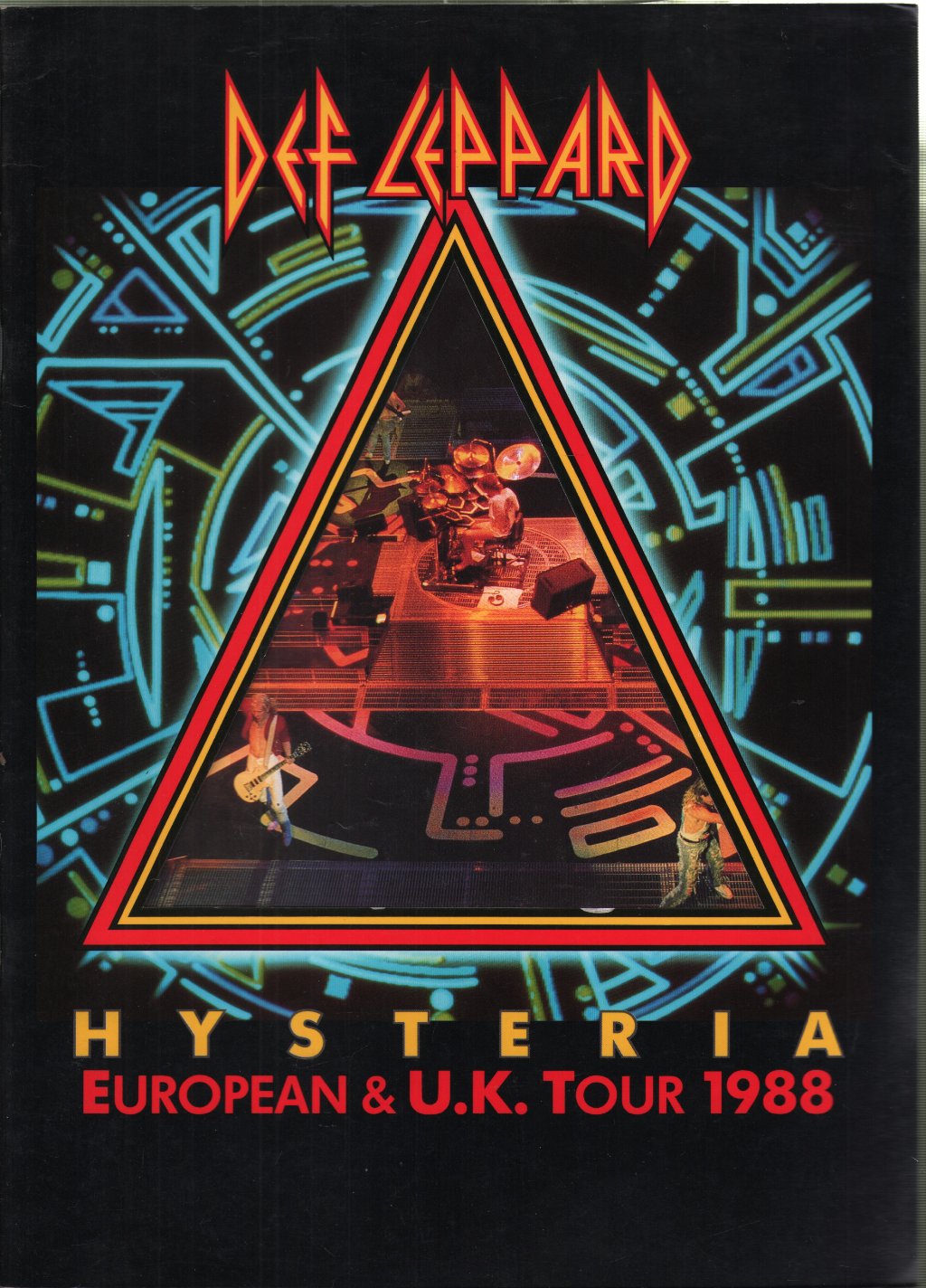 Def Leppard - Hysteria Tour 1987 - Tour Programme