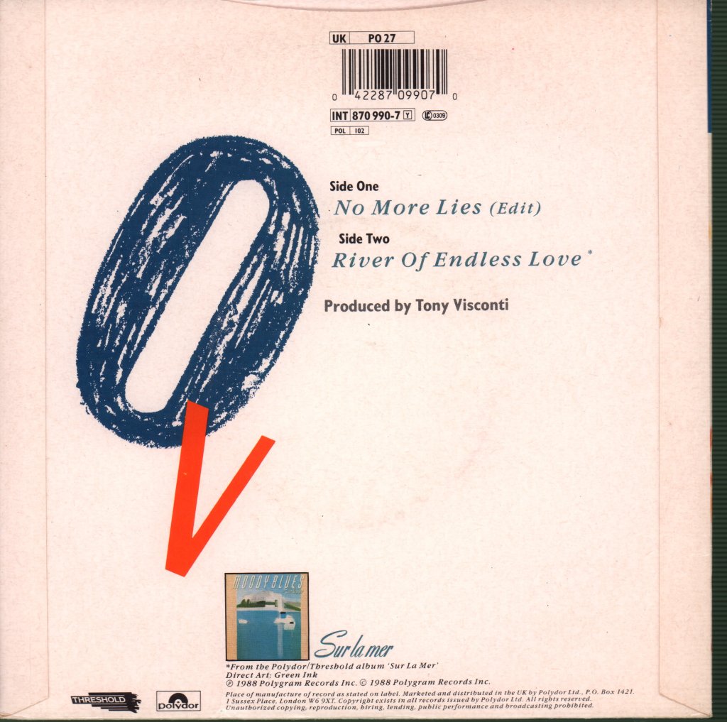 Moody Blues - No More Lies - 7 Inch