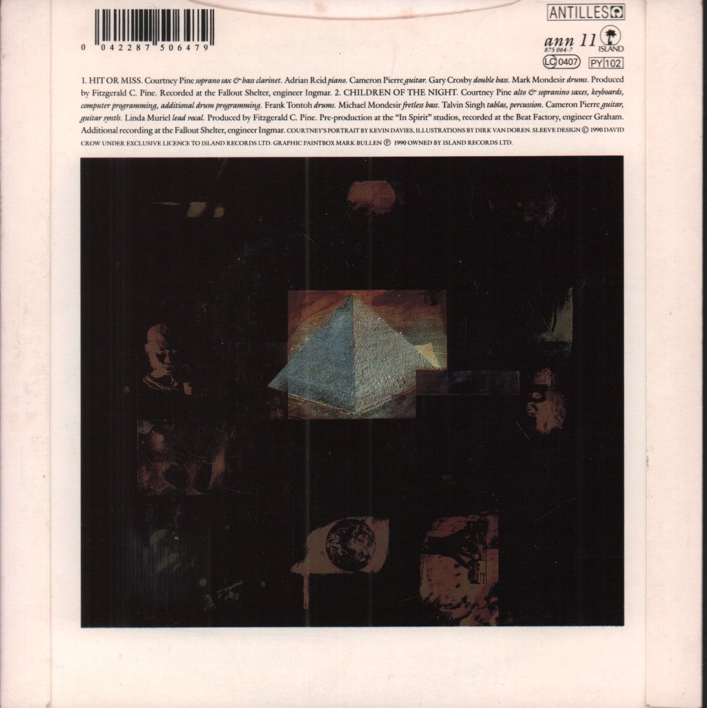 Courtney Pine - Hit Or Miss - 7 Inch