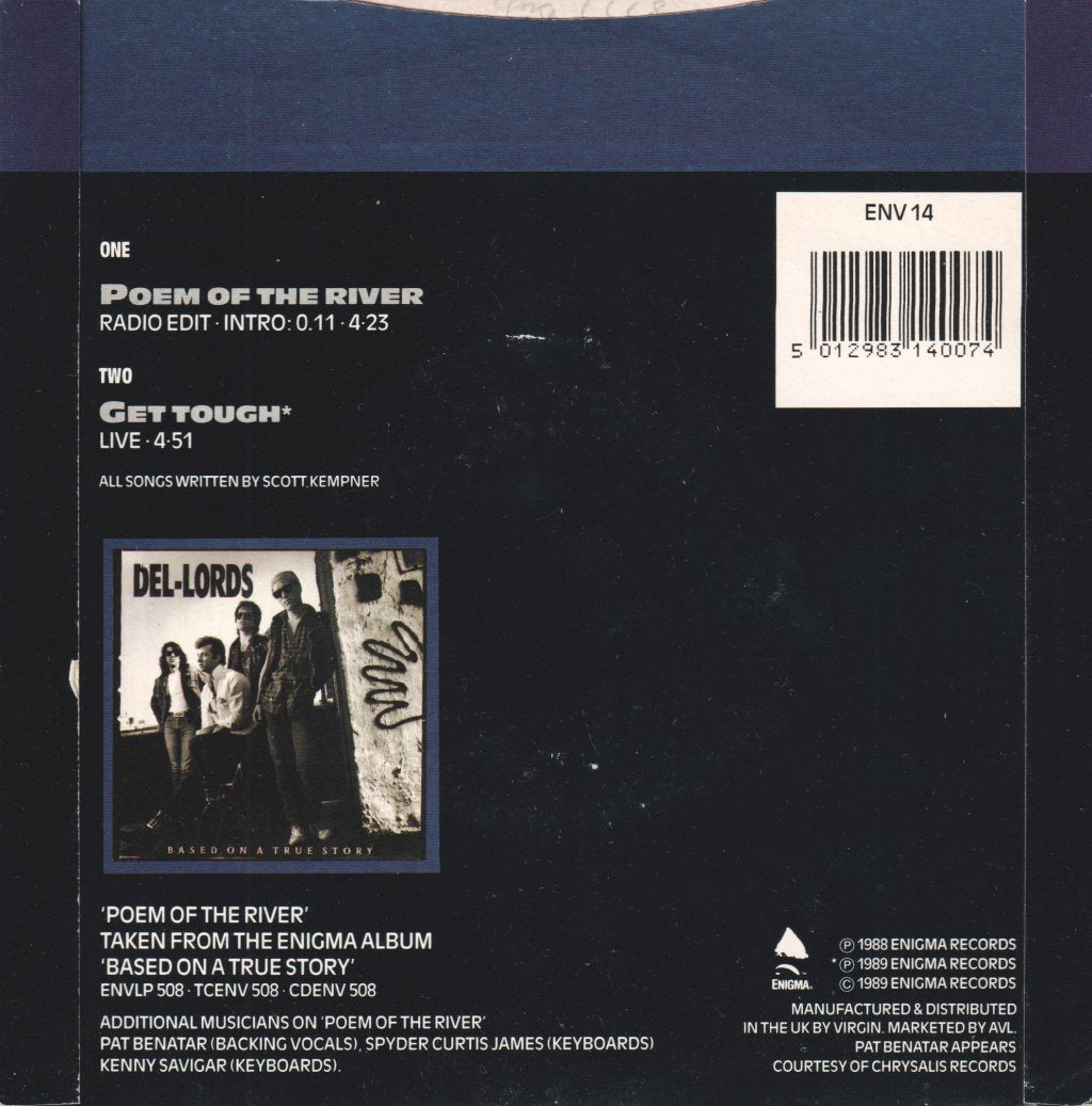 Del-Lords - Poem Of The River - 7 Inch