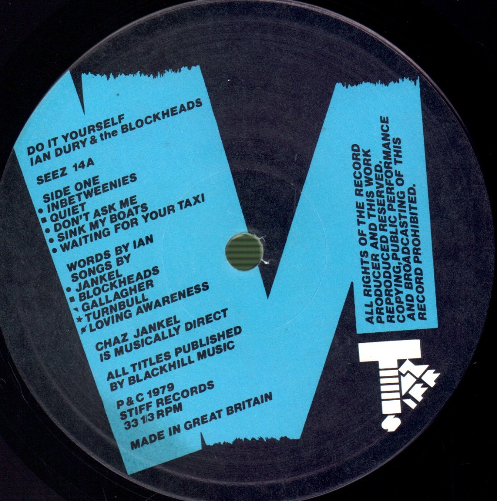 Ian Dury And The Blockheads - Do It Yourself - Lp