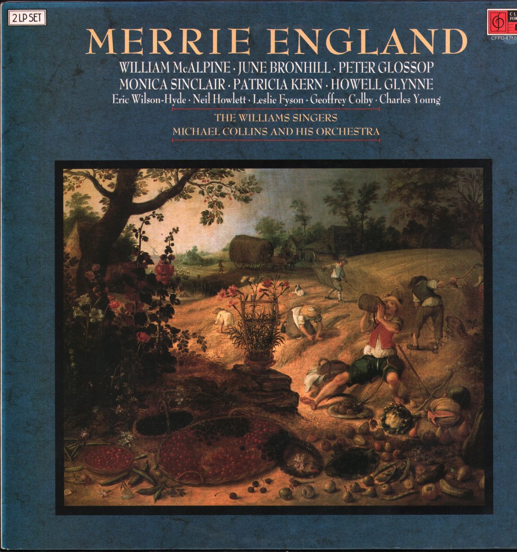 William McAlpine / June Bronhill / Peter Glossop / Michael Collins And His Orchestra - Merrie England - Double Lp