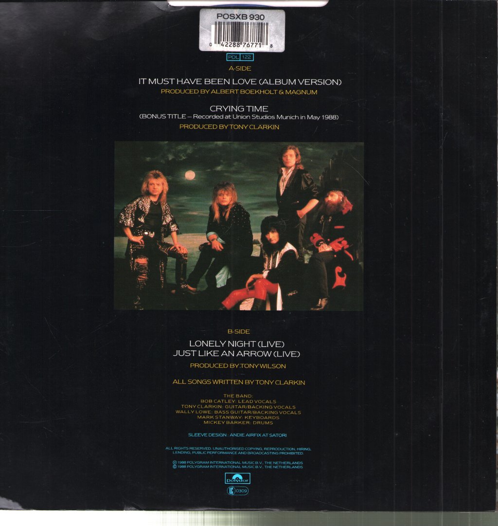 Magnum (Metal Group) - It Must Have Been Love - 12 Inch
