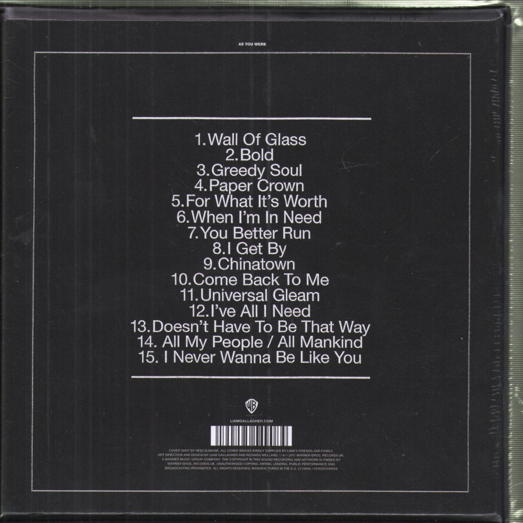Liam Gallagher - As You Were - 7 Inch Set