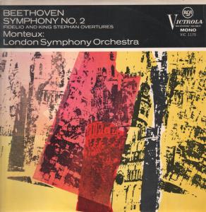Pierre Monteux / Boston Symphony Orchestra - Beethoven - Symphony No.2 - Lp